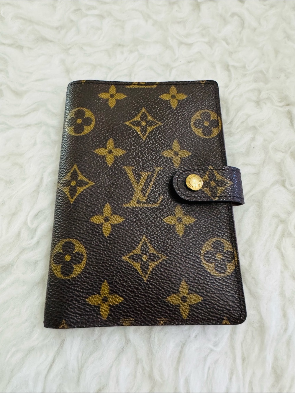 Louis Vuitton Brown Monogram Canvas Agenda Cover